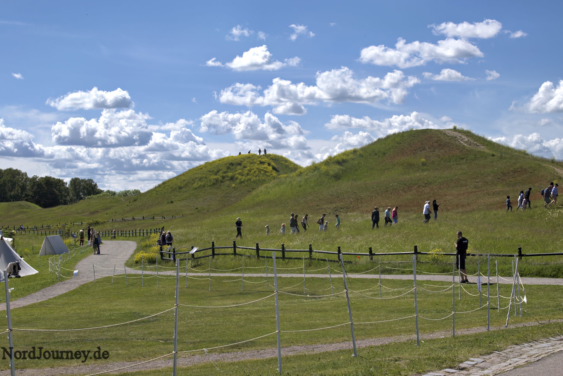 Königsgräber der Wikinger in Uppsala
